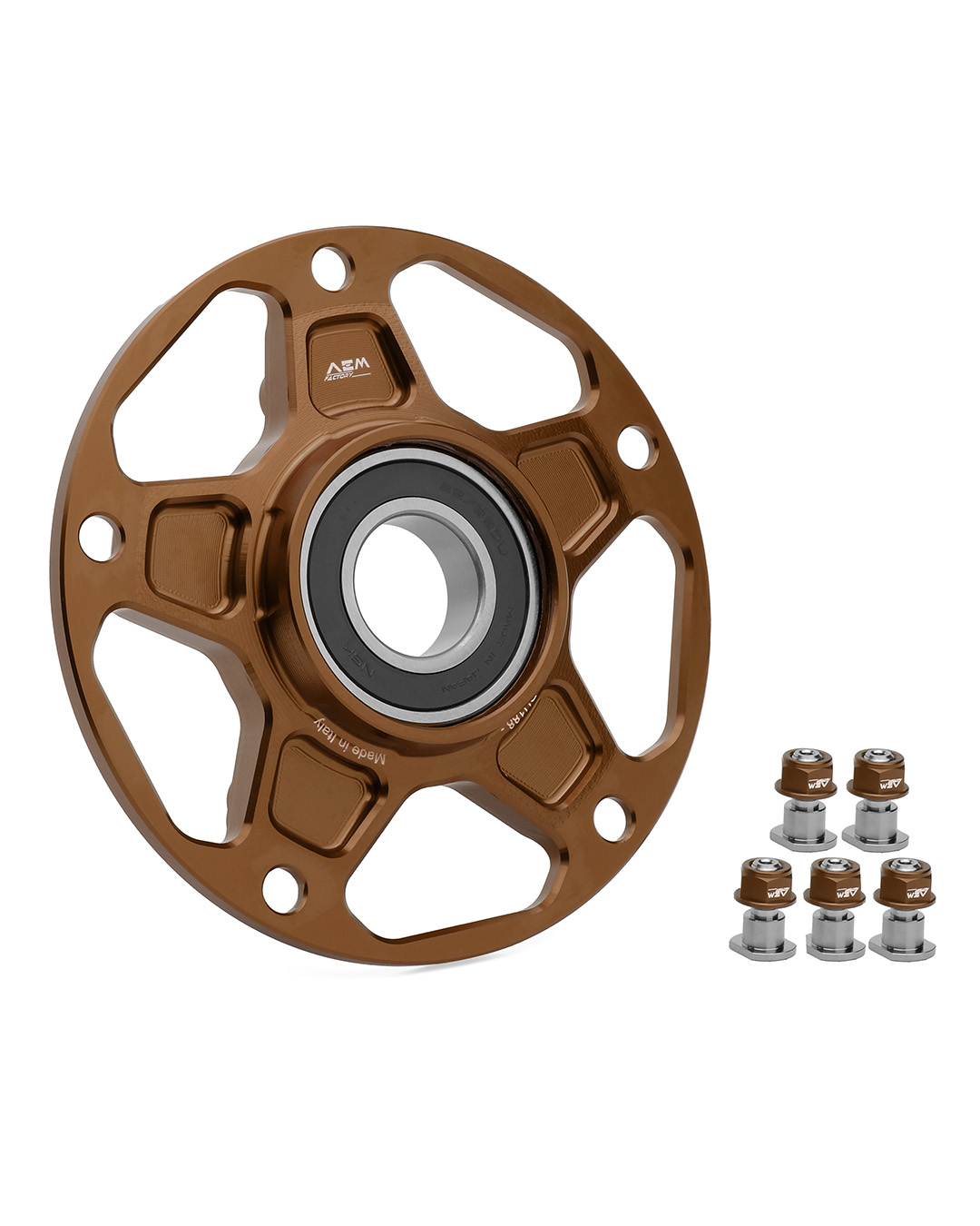 AEM FACTORY ドゥカティパニガーレv4用スプロケットキャリア AEM FACTORY Aluminum Quick Change Carrier for Ducati Pangiale